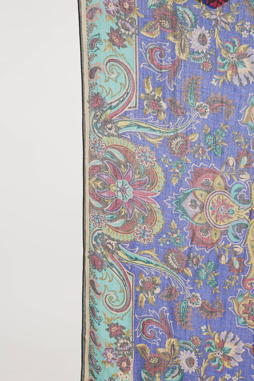 EtroPaisley Logo Scarf