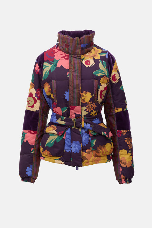 Etro Down Floral  Puffer Jacket