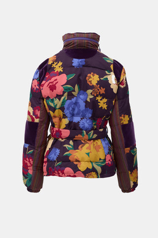Etro Down Floral  Puffer Jacket