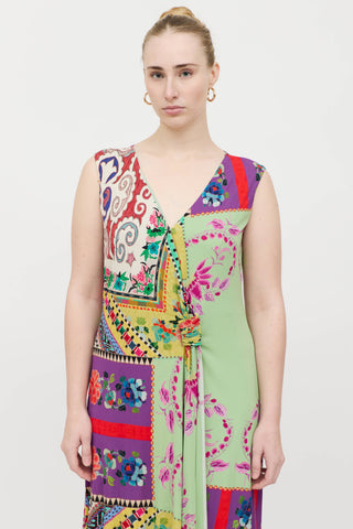 Etro Patterned Wrap Dress