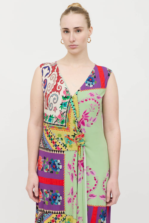 Etro Patterned Wrap Dress
