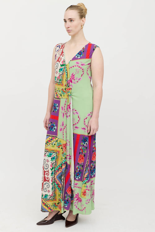 Etro Patterned Wrap Dress