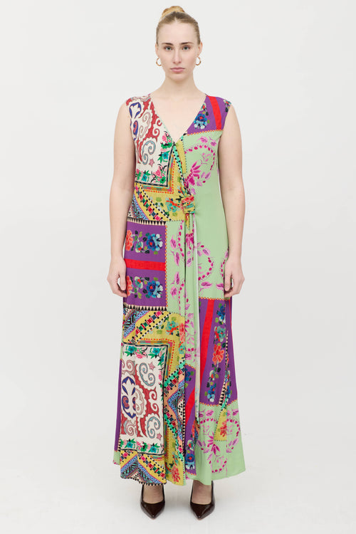 Etro Patterned Wrap Dress
