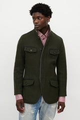 Etro-Green-Wool-Four-Pocket-