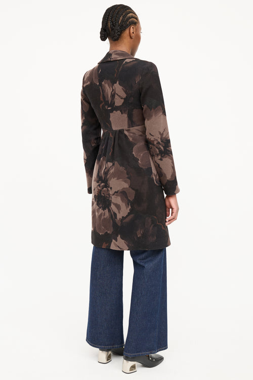 Etro Wool Floral Coat