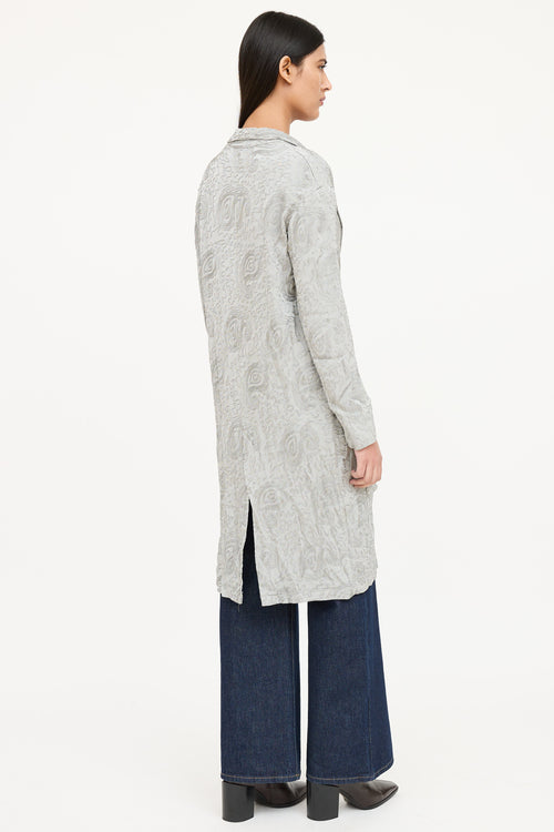 Etro Embroidered Tie Coat