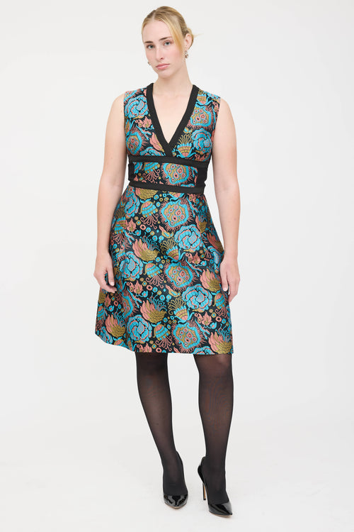 Etro Jacquard Sheath Dress