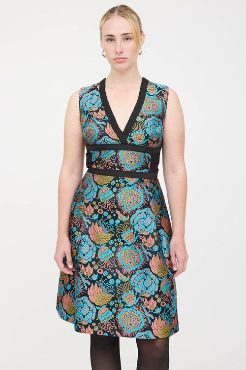 Etro Jacquard Sheath Dress