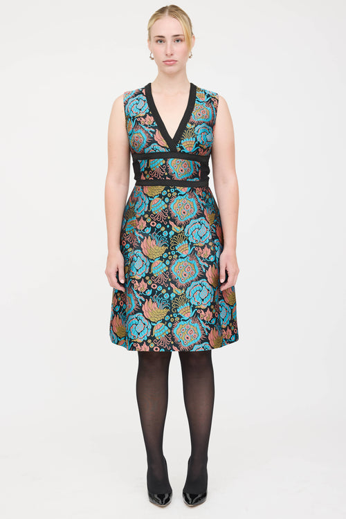 Etro Jacquard Sheath Dress