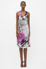 Etro Jersey Floral Sleeveless Dress