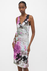 Etro Jersey Floral Sleeveless Dress