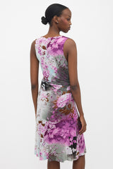 Etro Jersey Floral Sleeveless Dress