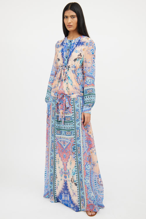 Etro Multi Floral & Paisley Dress