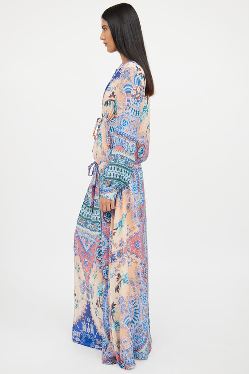 Etro Multi Floral & Paisley Dress