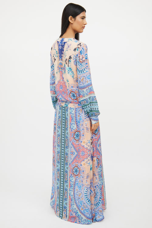 Etro Multi Floral & Paisley Dress