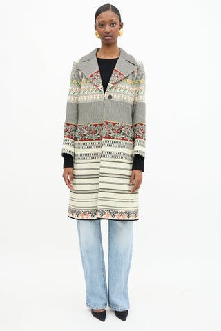 Etro Mixed Jacquard Coat