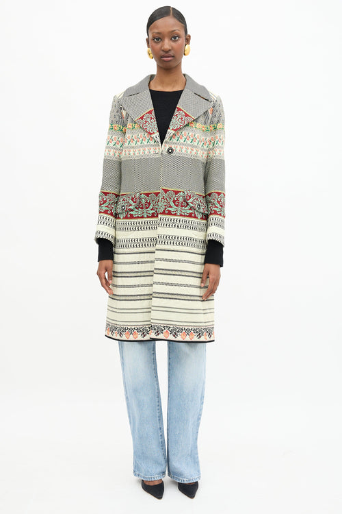 Etro Mixed Jacquard Coat