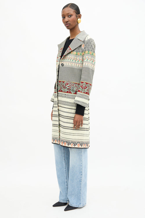 Etro Mixed Jacquard Coat