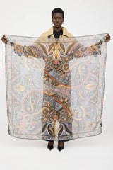 Etro Multi Paisley Scarf