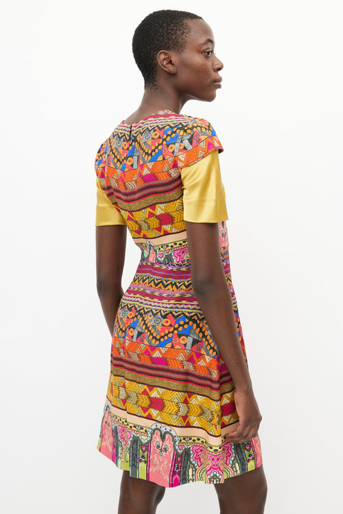 Etro Multicolour Geometric Print Dress