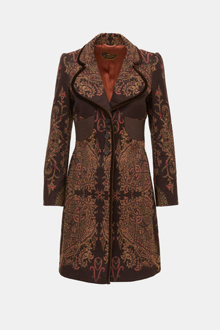 Etro Paisley Jacquard Coat