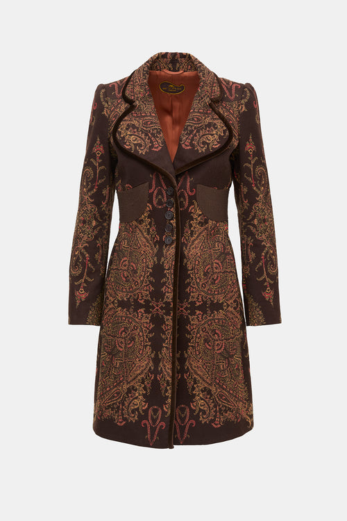 Etro Paisley Jacquard Coat