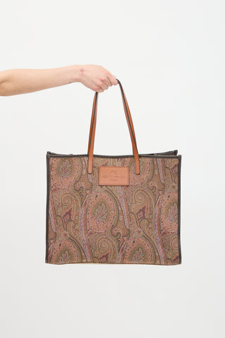 Etro Paisley Tapestry Tote Bag