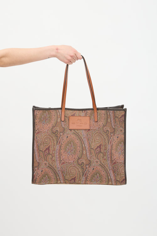 Etro Paisley Tapestry Tote Bag