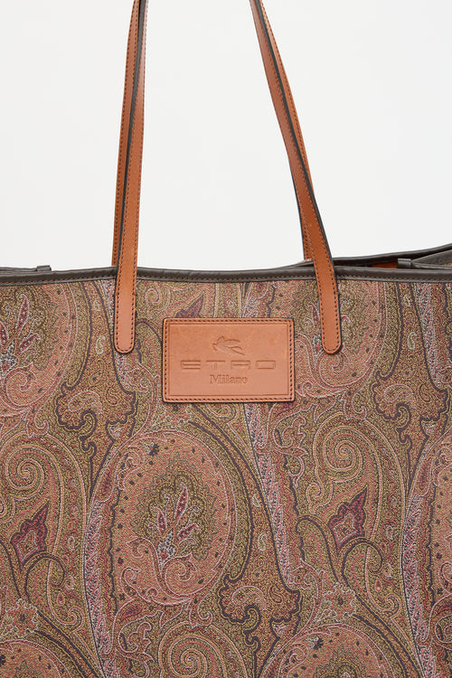 Etro Paisley Tapestry Tote Bag