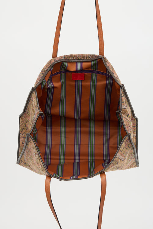 Etro Paisley Tapestry Tote Bag