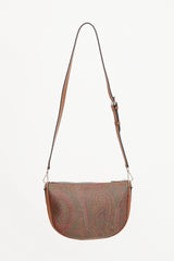 Etro Paisley Coated Canvas Crossbody Bag