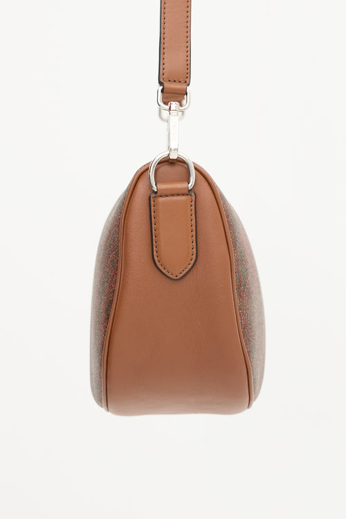 Etro Paisley Coated Canvas Crossbody Bag
