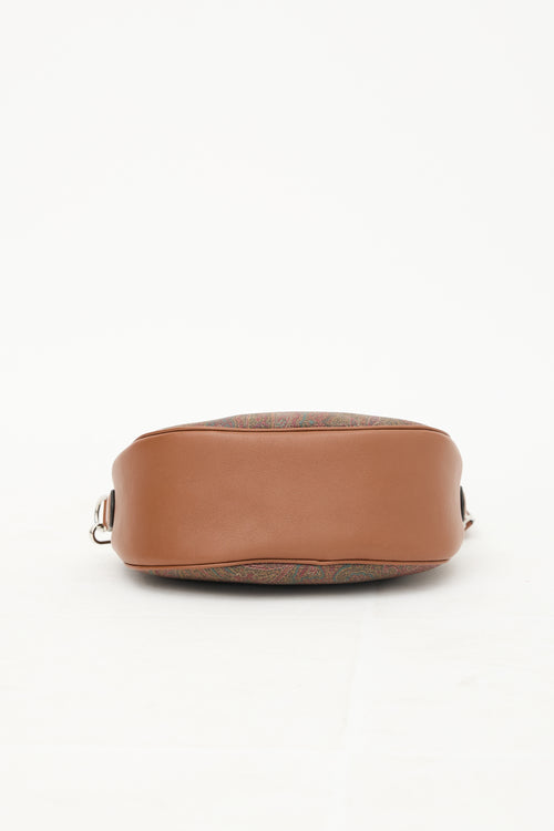 Etro Paisley Coated Canvas Crossbody Bag