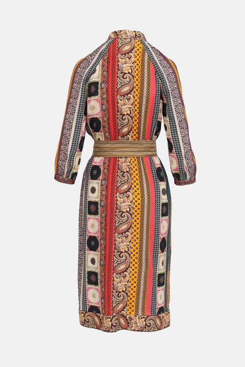 Etro Printed Midi Dress