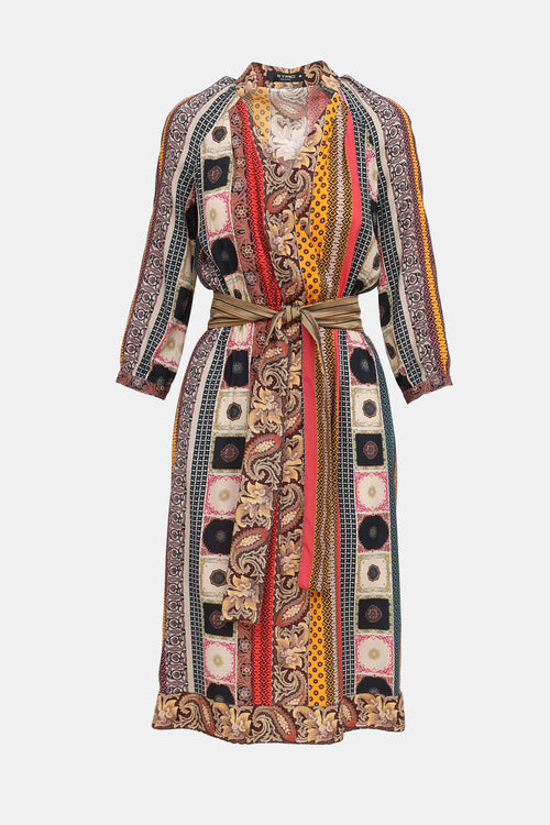 Etro Printed Midi Dress