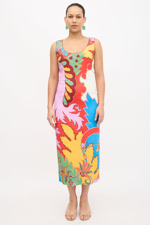 Etro Printed Sheath Dress