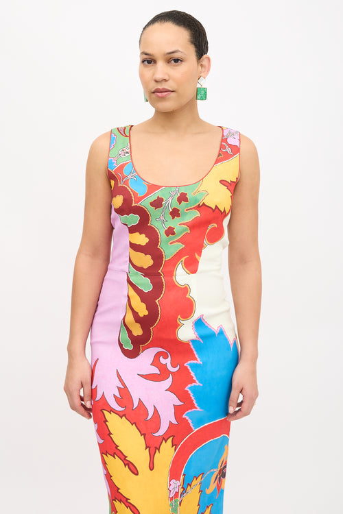 Etro Printed Sheath Dress