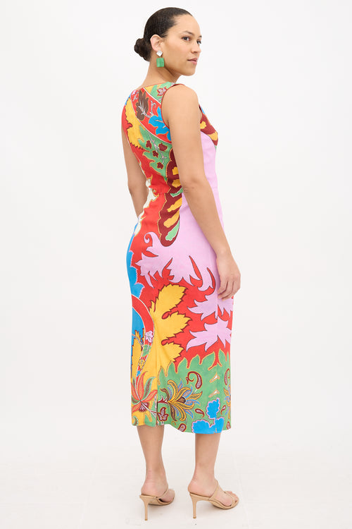 Etro Printed Sheath Dress