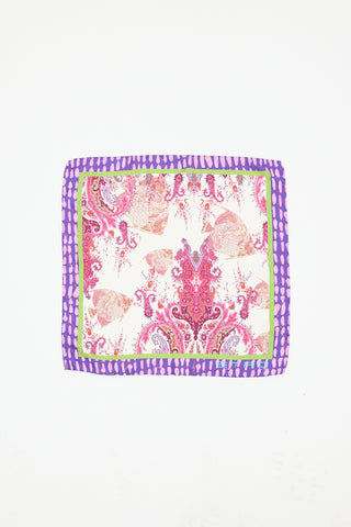 Etro Printed Square Scarf