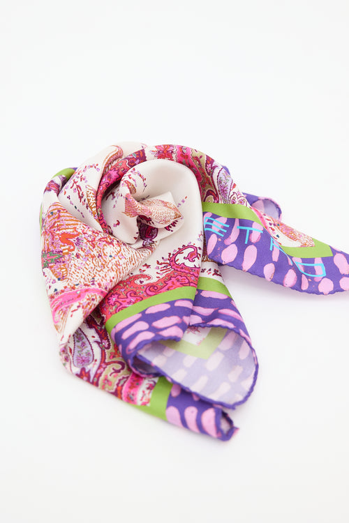 Etro Printed Square Scarf