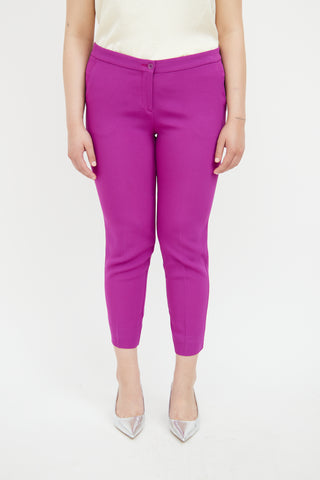 Etro Purple Tapered Pant