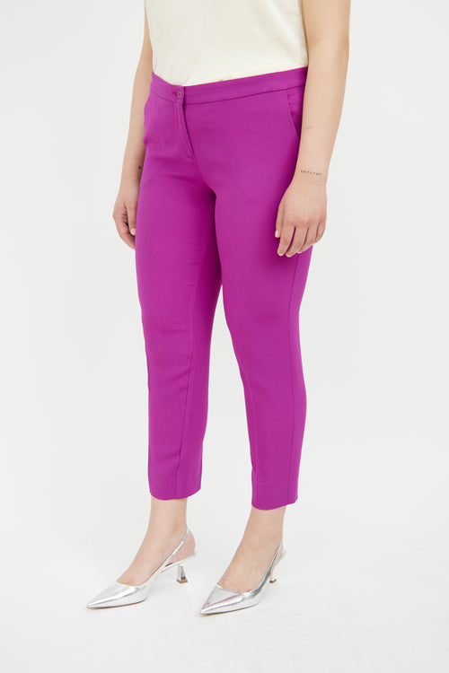 Etro Purple Tapered Pant