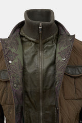 Etro Quilted & Leather Jacket