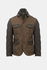 Etro Quilted & Leather Jacket