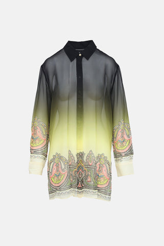 Etro Silk Printed Tunic Top