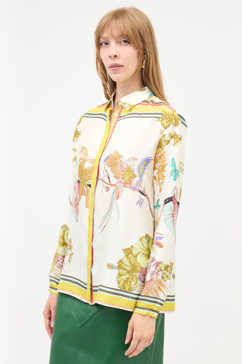 Etro Silk Printed Shirt