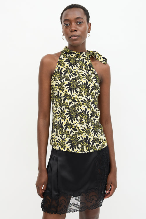 Etro Silk Floral Sleeveless Blouse