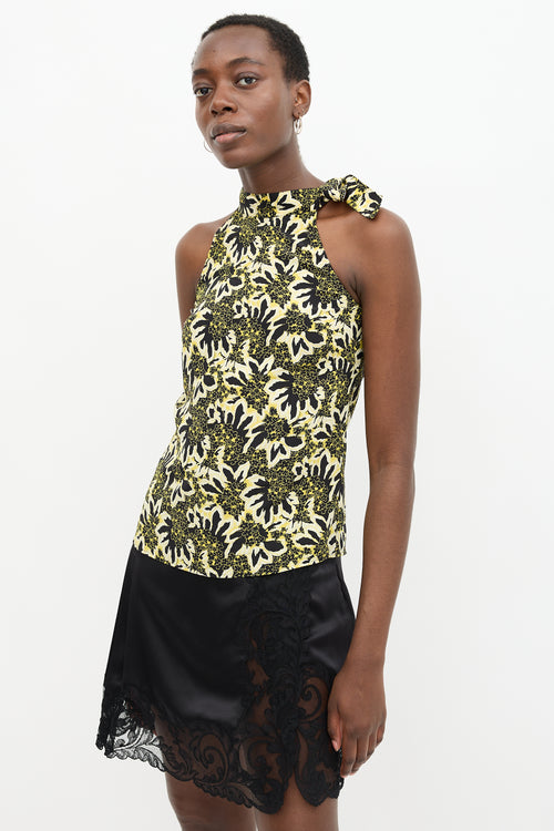 Etro Silk Floral Sleeveless Blouse