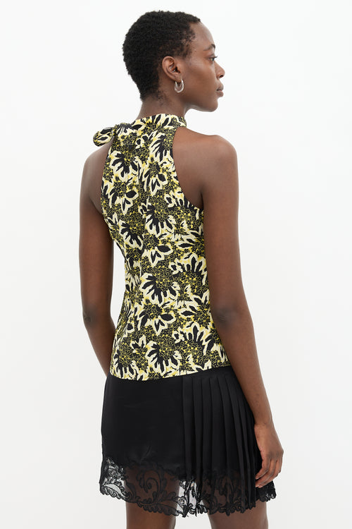 Etro Silk Floral Sleeveless Blouse