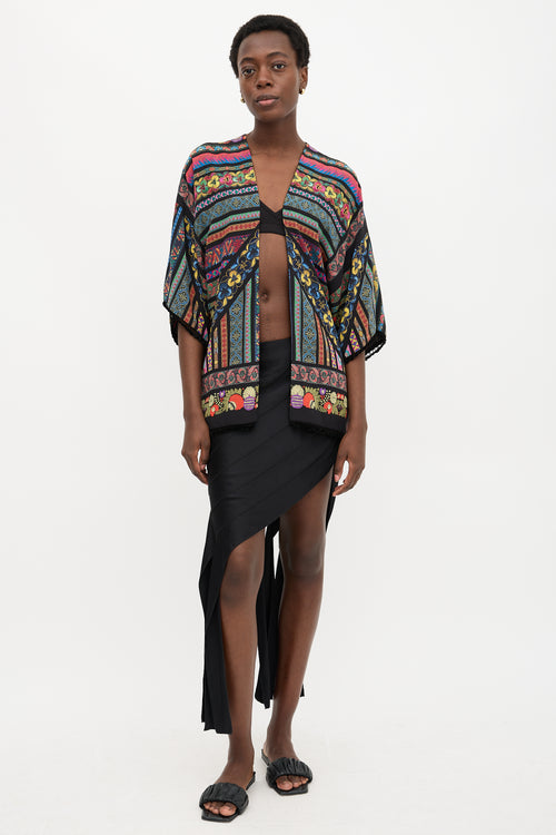 Etro Silk Printed Robe